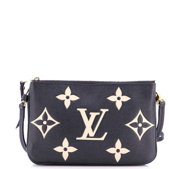 Louis Vuitton Handbags - Louis Vuitton Double Zip Pochette Bicolor Monogram Empreinte Giant